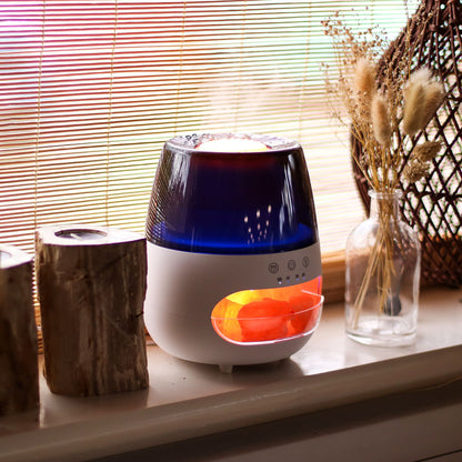 Salt Stone Flame Effect Aroma Diffuser USB
