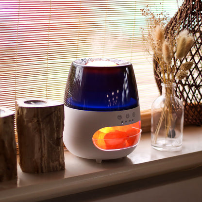 Salt Stone Flame Effect Aroma Diffuser USB