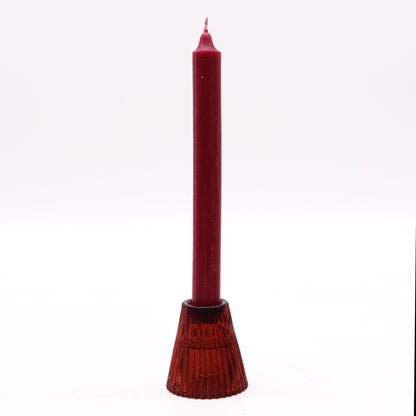 Reversible Candle Holder for Dinner Candles & Tealights – Vampire Red