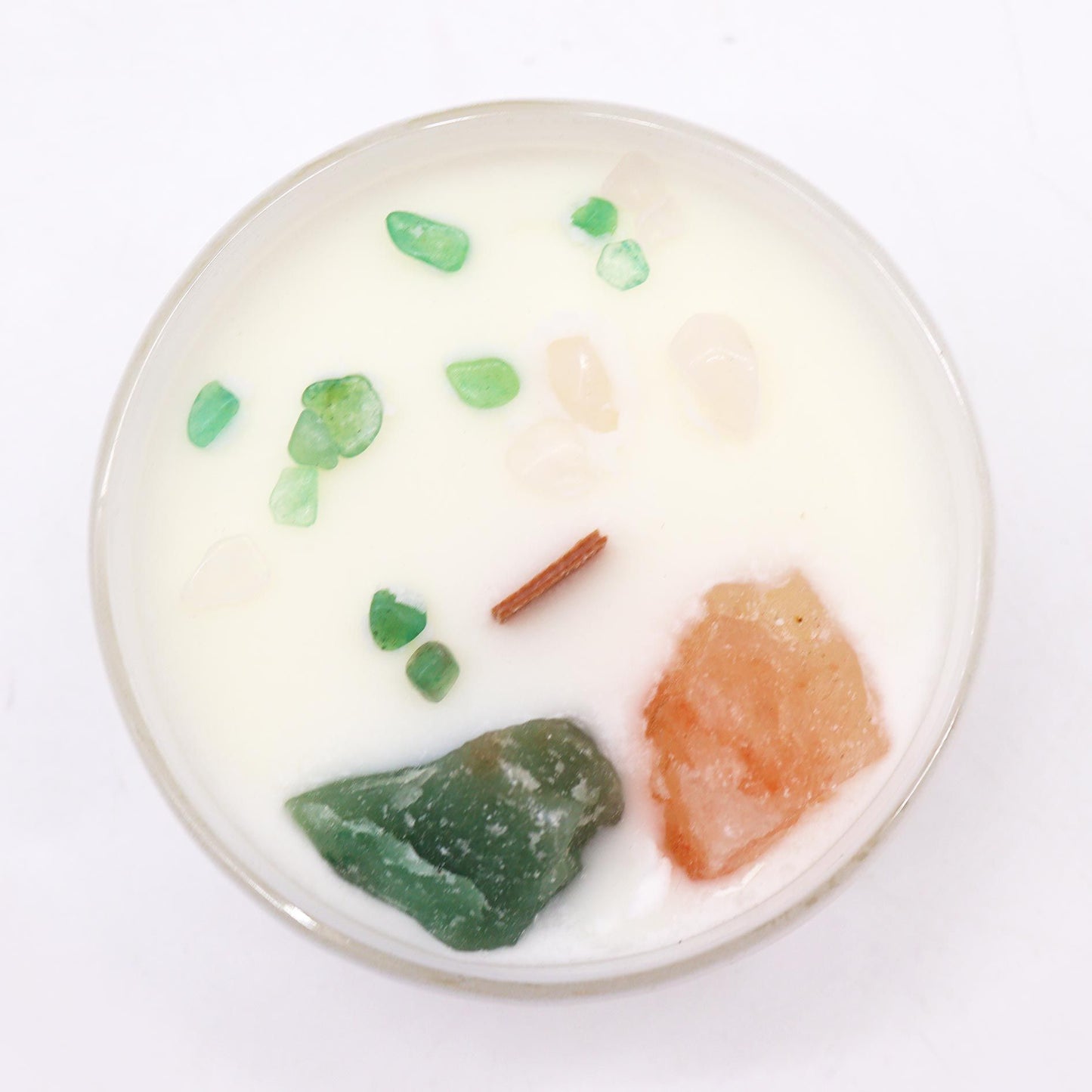Chakra Crystal Candle – Heart Chakra