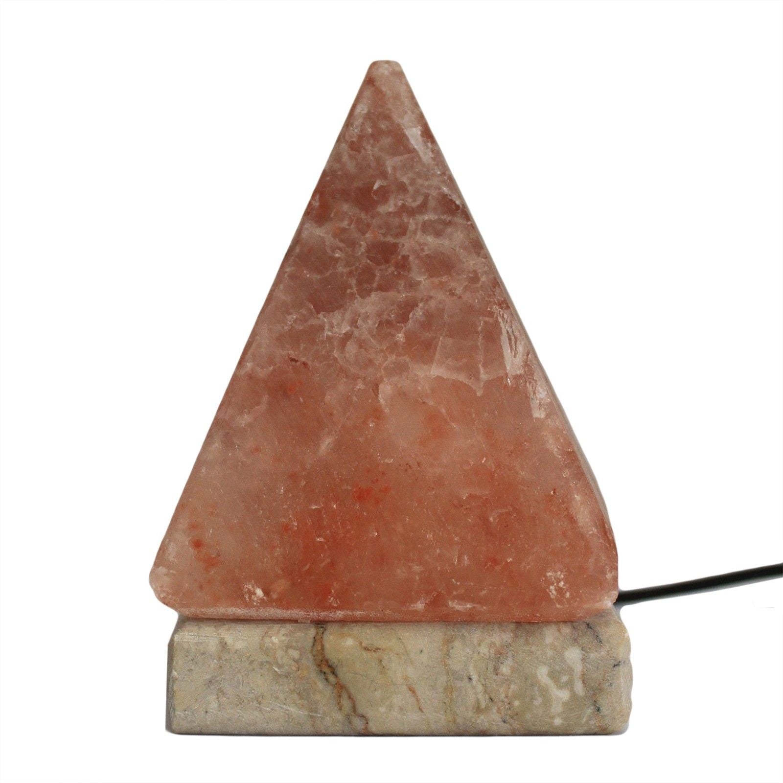 USB Salt Lamp Pyramid 9cm – Warm Glow