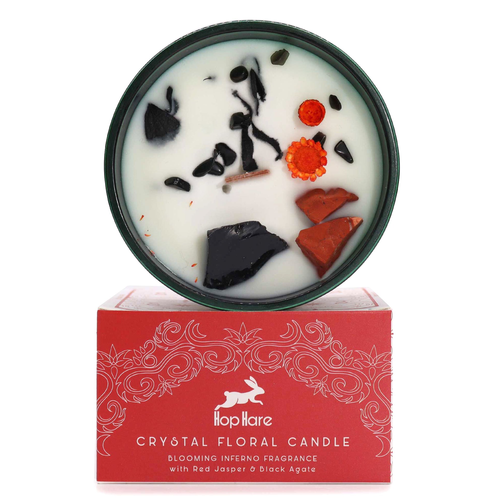 Crystal Magic Flower Candle – The Devil