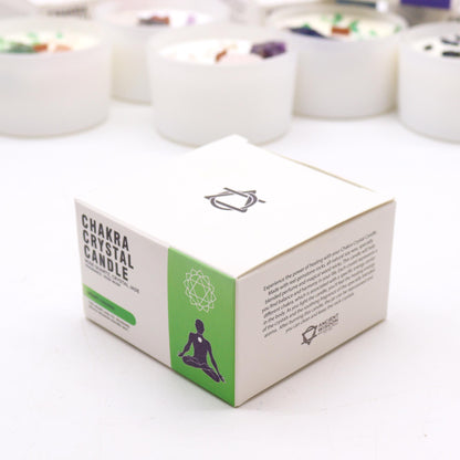 Chakra Crystal Candle – Heart Chakra