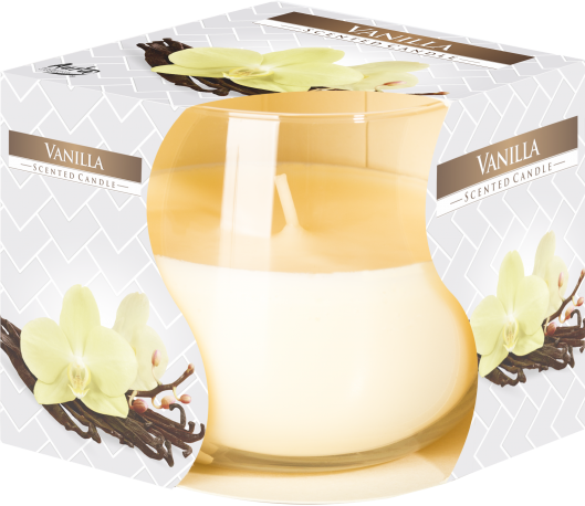 Glass Jar Candle – Vanilla Fragrance