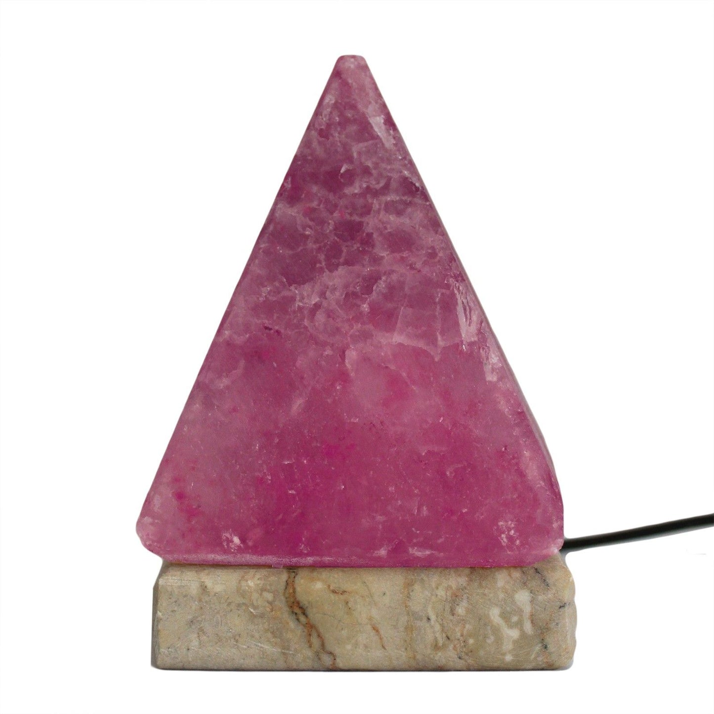 USB Salt Lamp Pyramid 9cm – Colour-Change