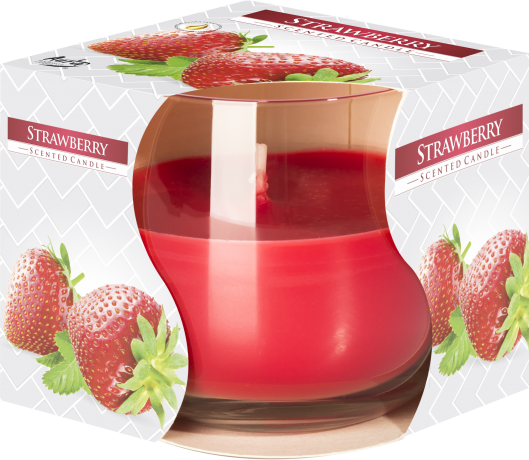 Glass Jar Candle – Strawberry Scent