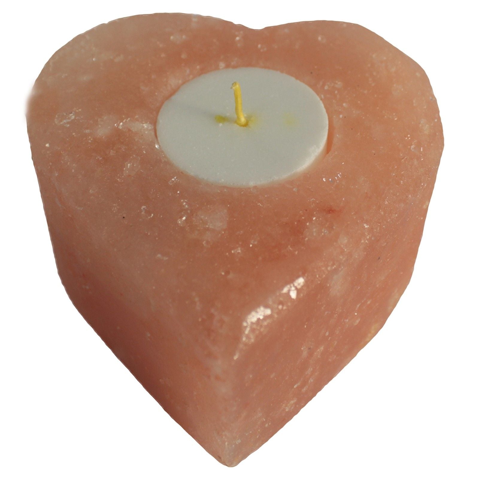 Medium Heart-Shaped Salt Candle Holder