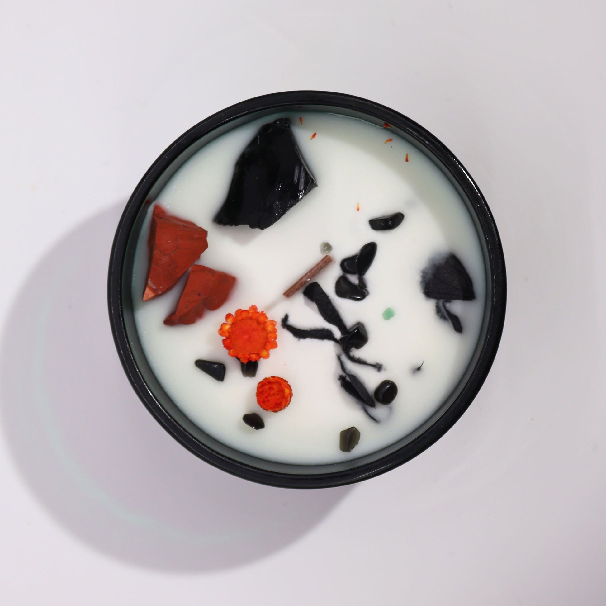 Crystal Magic Flower Candle – The Devil