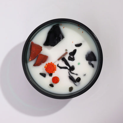 Crystal Magic Flower Candle – The Devil