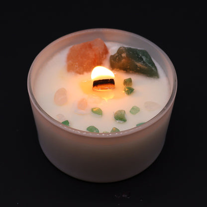 Chakra Crystal Candle – Heart Chakra