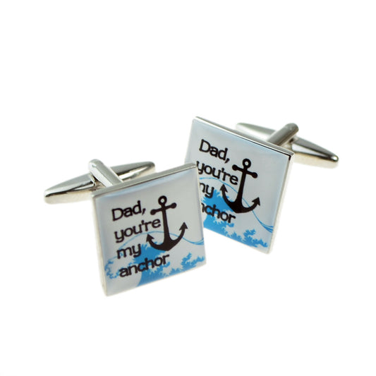 Dad You're my Anchor Cufflinks | Ashton and Finch