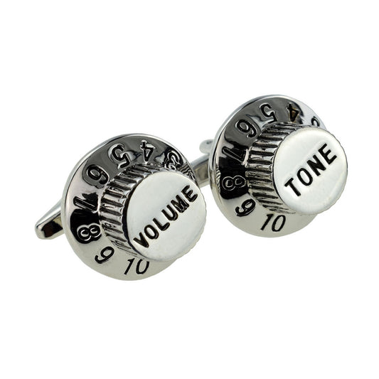 Amp Volume & Tone Knobs Design Cufflinks | Ashton and Finch