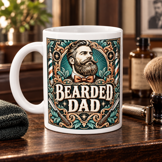 Bearded Dad – Gentleman's Club Mug — front design