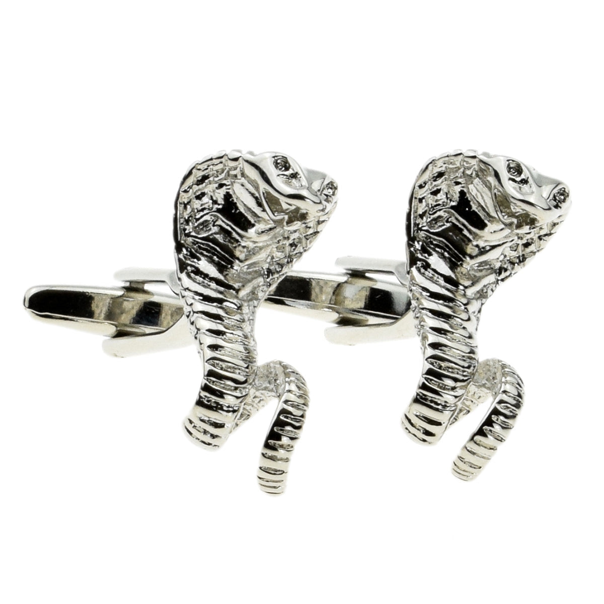 Striking Cobra Snake Cufflinks | Ashton and Finch