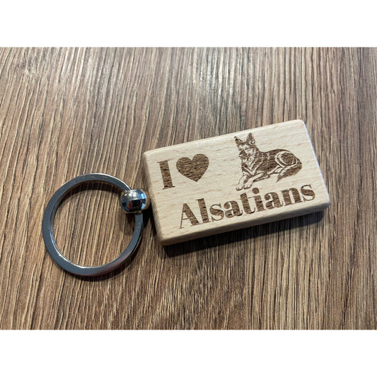 Alsatian Keyring Dog Lover Gift  | Ashton and Finch