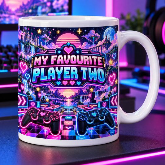 Favourite Player Two — Boyfriend Mug – front design