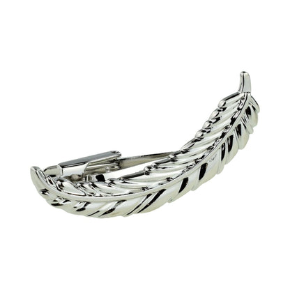 Curved Feather Tie Clip  | Ashton and Finch