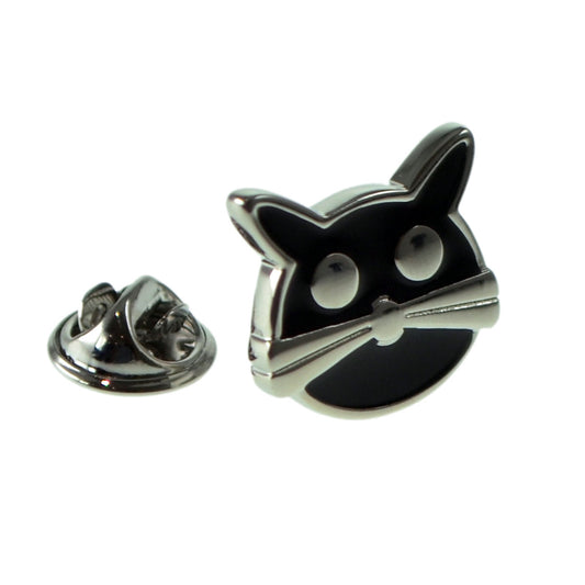 Cats Face Lapel Pin Badge