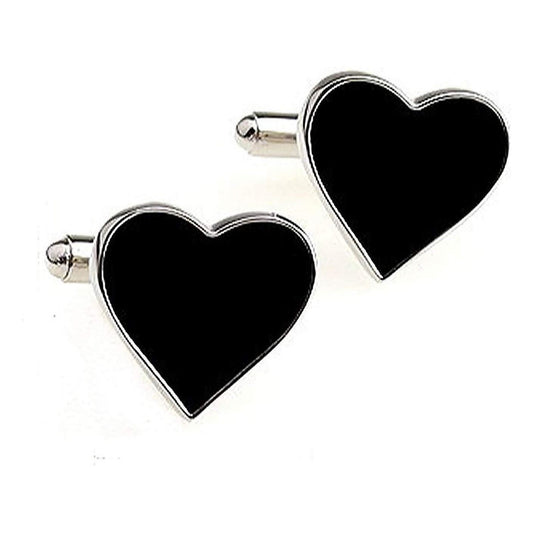 Black Heart Cufflinks  | Ashton and Finch