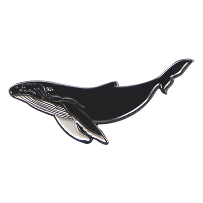 Humpback Whale Marine Sea Animal Metal Enamel Lapel Pin Badge
