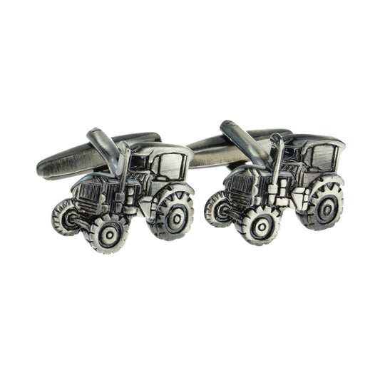 Gunmetal Farmers Tractors Cufflinks | Ashton and Finch