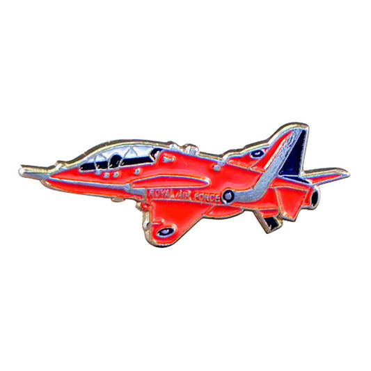 Hawk Jet Red Aerobatic Plane Aeroplane Metal Enamel Lapel Pin Badge