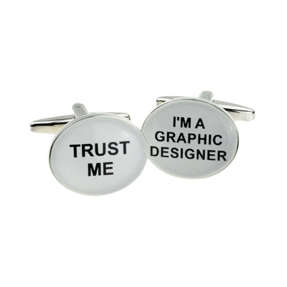 Trust me I'm a Graphic Designer Cufflinks | Ashton and Finch