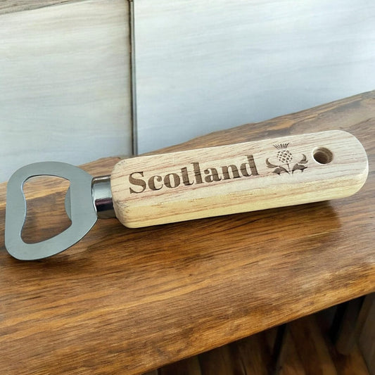 Scotland Beer Wooden Bottle Opener Gift  | Ashton and Finch