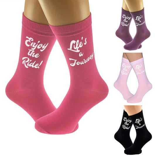 Life’s A Journey Enjoy The Ride Socks| Ashton and Finch