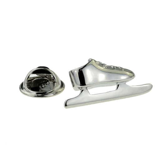 Ice Skating Boot Design Lapel Pin Badge