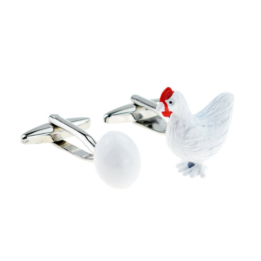 Chicken & Egg Cufflinks | Ashton and Finch