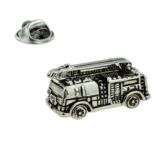 Retro Fire Engine Lapel PIn Badge