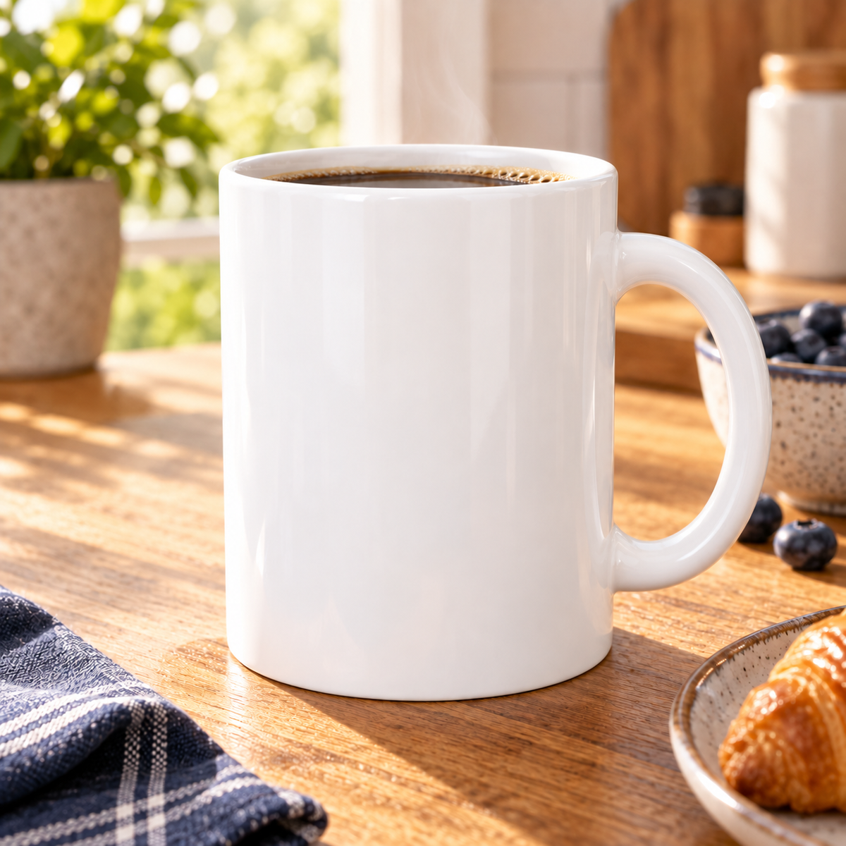 World's Best Dad – Champion Rosette Mug — plain white reverse