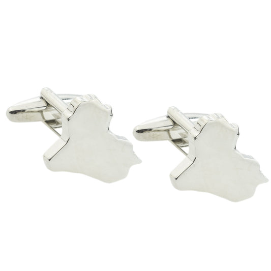 Iraq Outline Map Cufflink | Ashton and Finch