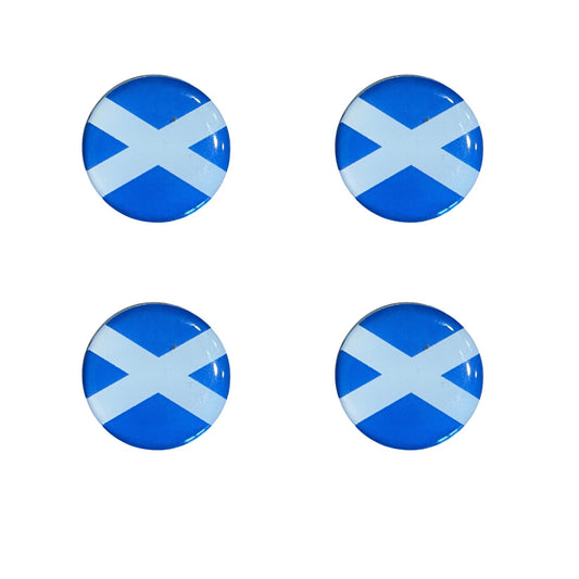 Golf Ball Markers Scottish Flag Pack Of 4