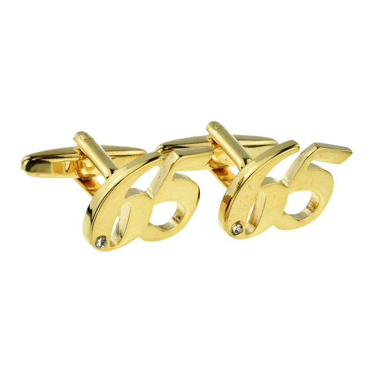 Gold Plated AGE 65 Cufflinks | Ashton and Finch