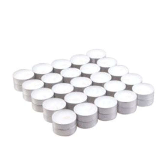 Unscented Tealight Candles 4 Hour Burn Pack of 50