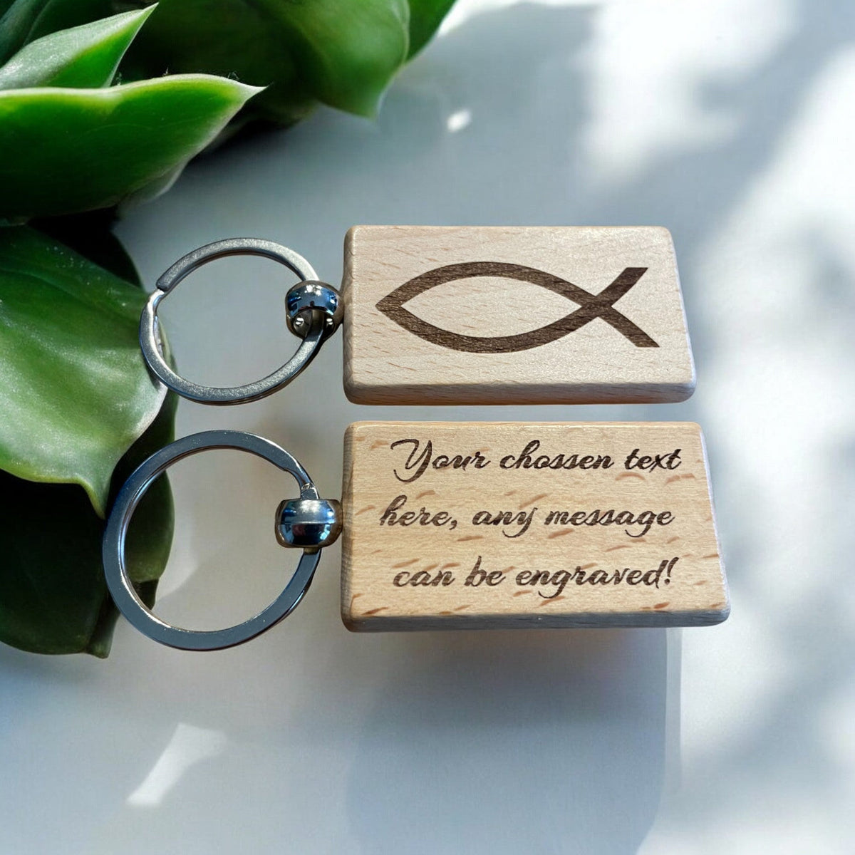Personalised Christian Keyring Gift  | Ashton and Finch