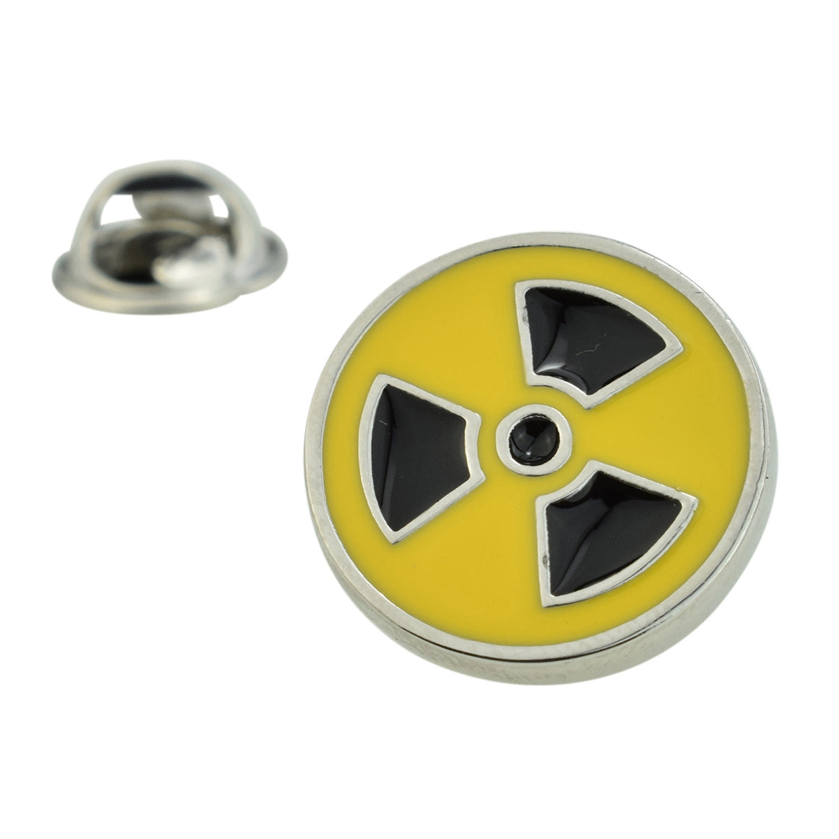 Toxic Radioactive Lapel Pin Badge