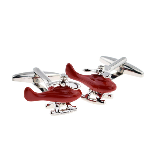 Red Helicopters Cufflinks | Ashton and Finch