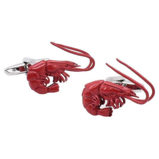 Hot Pink Shrimp Cufflinks | Ashton and Finch