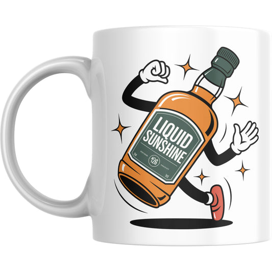 Liquid Sunshine Mug – Funny Scottish Whisky Coffee Cup
