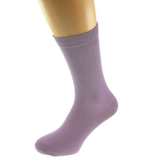 Plain Purple Socks| Ashton and Finch