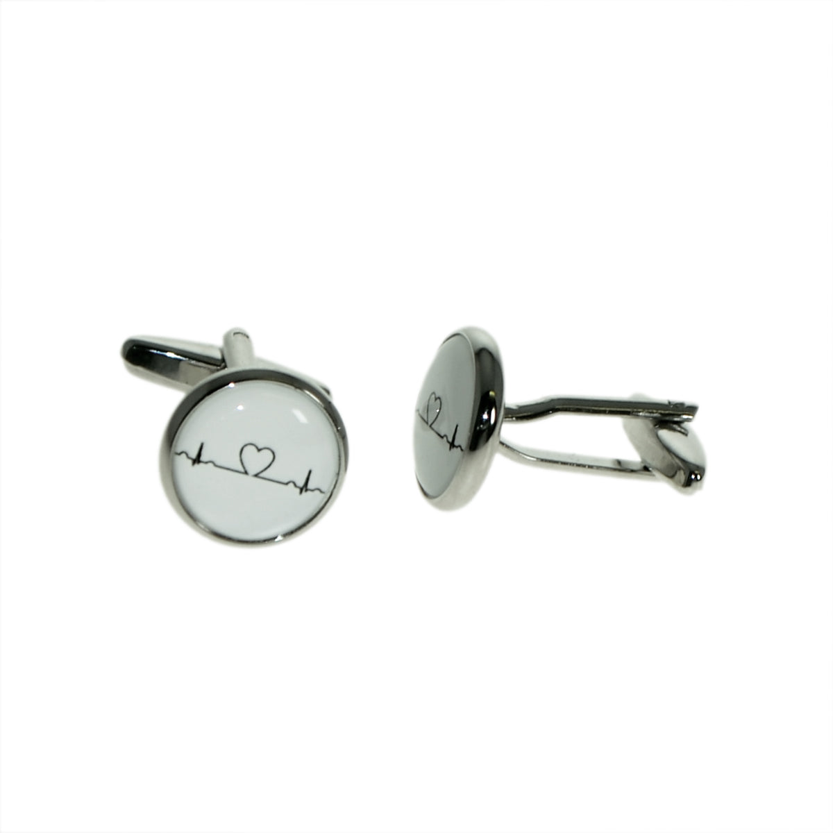Heart Monitor Novelty Cufflinks | Ashton and Finch
