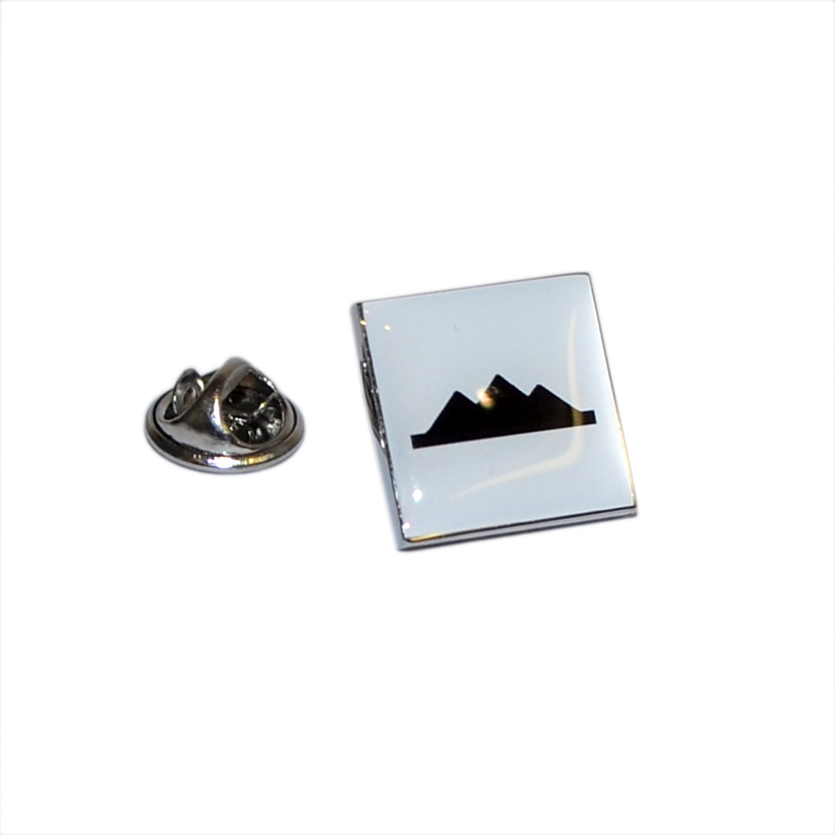 Silhouette Great Pyramids of Gisa Lapel Pin Badge