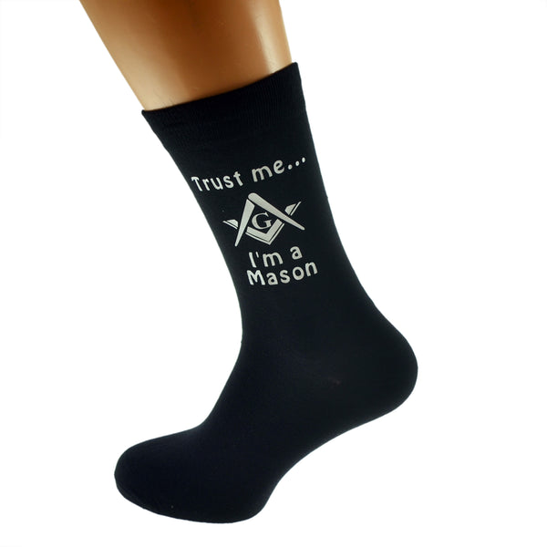 Masonic Socks Trust Me Mason Design