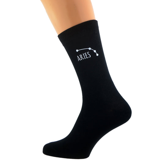 Constellation Star Sign Mens Black Socks| Ashton and Finch