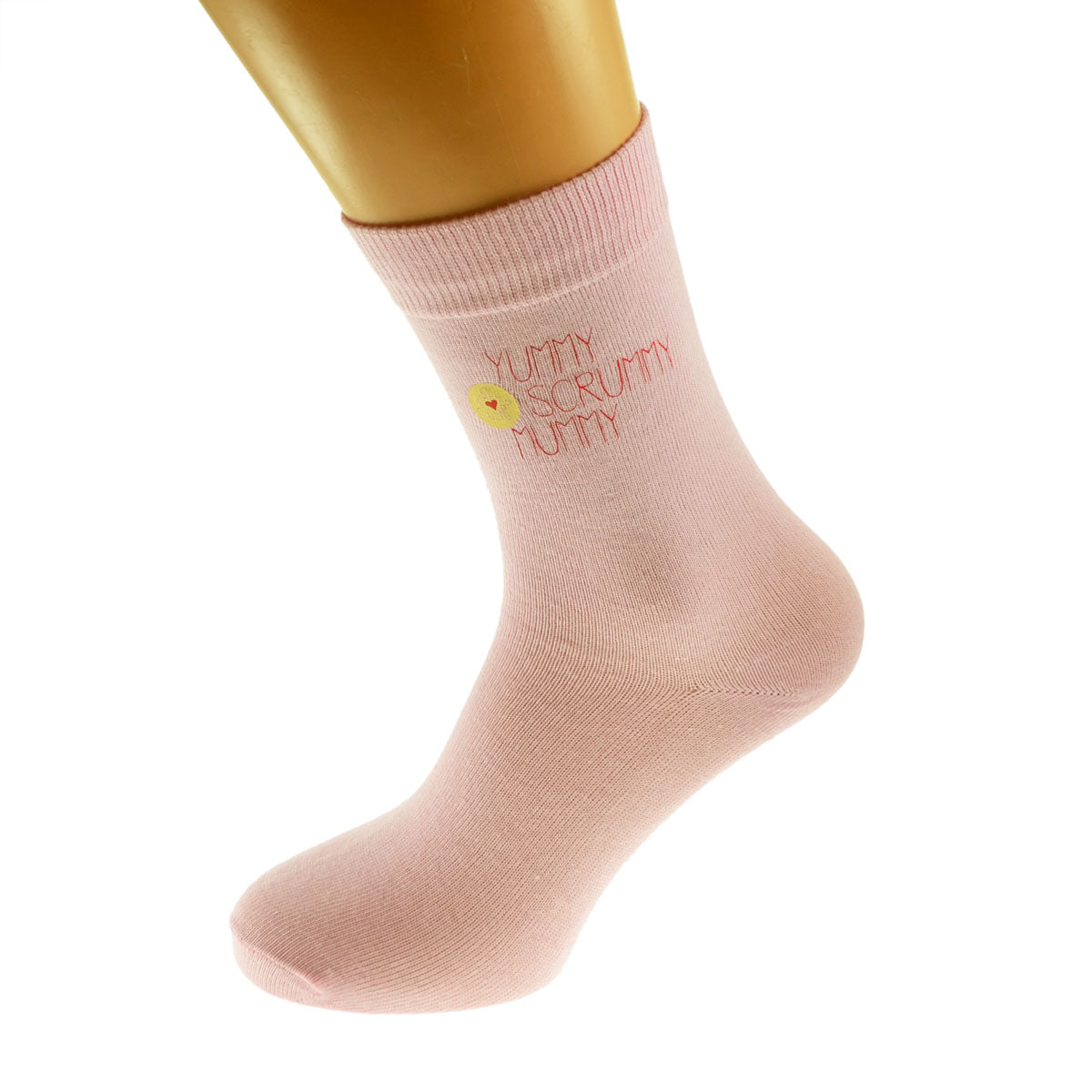 Yummy Scrummy Mummy Ladies Pink Socks| Ashton and Finch