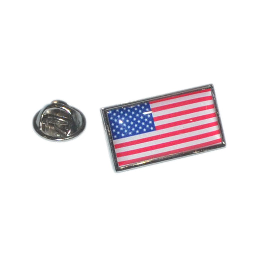 USA Stars & Stripes Flag Lapel Pin Badge