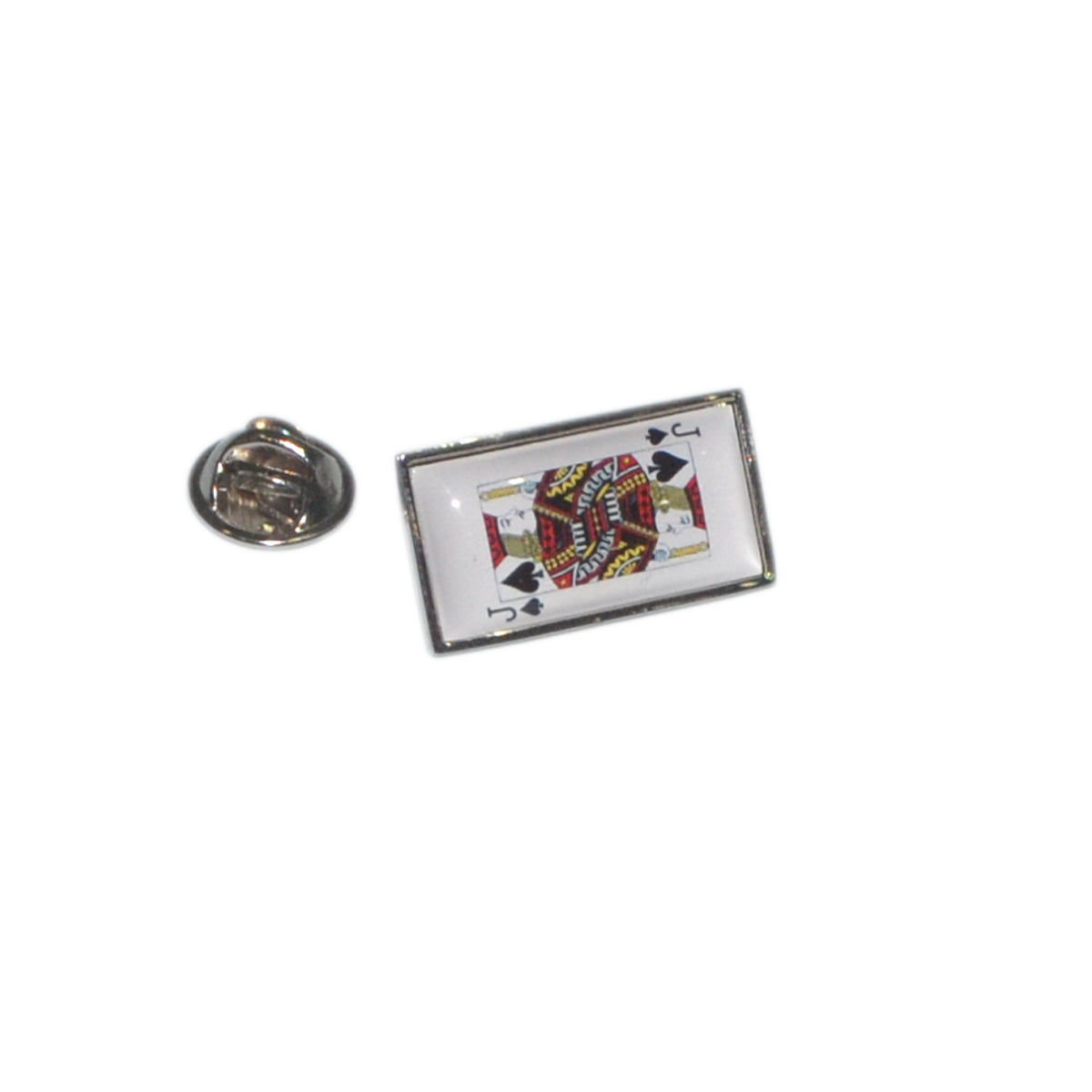 Black Jack of Spades Lapel Pin Badge